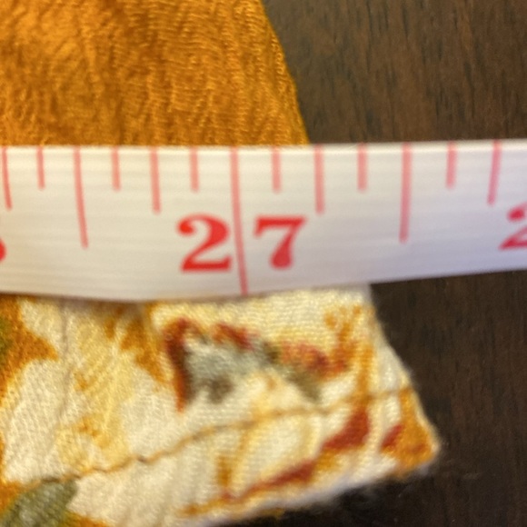 Mittoshop Mustard Floral Bohemian Tunic - Size Large - Picture 10 of 16